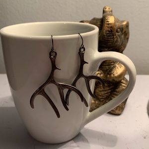 ⭐️2 FOR $10⭐️Silver antlers